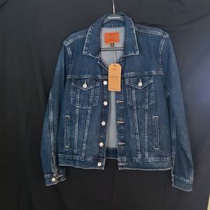New Lucky Brand Jean Jacket, Size L